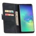 thumbnail image 6 of Allytech Wallet Case for Samsung Galaxy S10 (6.1 inch) ,Shockproof PU Leather Card Pocket Magnetic Clasp Flip Kickstand Card Slots Purse Phone Case Cover,Black, 6 of 7