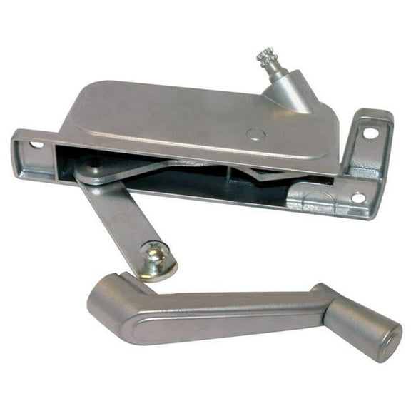 Silver Aluminum Right Awning Window Operator for Tucker Windows