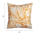 thumbnail image 6 of Fab Habitat Indoor/Outdoor Throw Pillow Made from Recycled Polyester Yarn - Double Sided, Stain Resistant, Machine Washable - Abstract - Patio, Deck, Living Room - Glamis Mustard Yellow (20" x 20"), 6 of 8