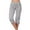 Grey, variant on Women's Pants Trouser Chino Fashion Short Pants Solid Color Slim Fit Grey Trousers Pants for Women M