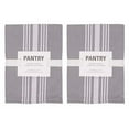 thumbnail image 2 of KAF Home Soho Set of 10 Recycled Cotton Kitchen Towels - 18"x 28" (Gray), 2 of 8