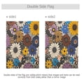 thumbnail image 4 of Yayeee Garden Flag 12"x18" Double Sided Outdoor Yard Lawn Holiday Decorations, Beige Flowers, 4 of 6