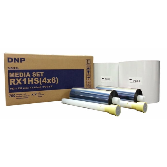 Papel fotográfico DNP RX1HS 4x6" 2 rollos 1400 impresiones