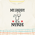 thumbnail image 4 of Inktastic Daddy is a Nurse Baby Girls Baby Dress, 4 of 5