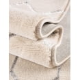 thumbnail image 6 of Marilyn Monroe Glam Collection Area Rug - Trellis (7' 10" Square White Silver/Silver), 6 of 11
