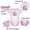 Pink, variant on Pack of 2, Pretty Eyes Chubby Thinghs & I'm Always Getting Picked Up By Ladies Funny Rompers For Babies, Newborn Baby Unisex Bodysuits, Infant Jumpsuits, Toddler 0-24 Months Kids One-Piece Oufits