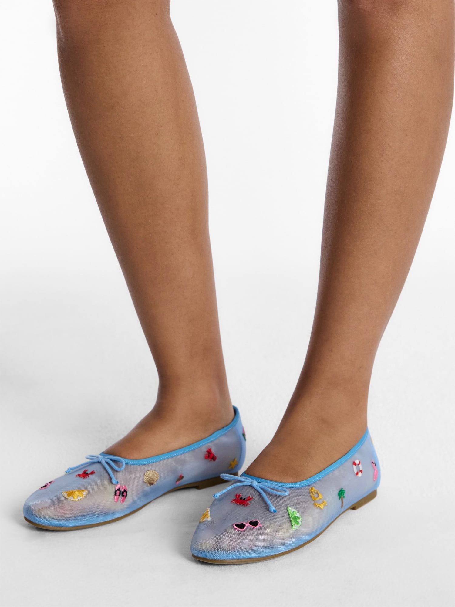 No Boundaries Women's Mesh Ballet Flats