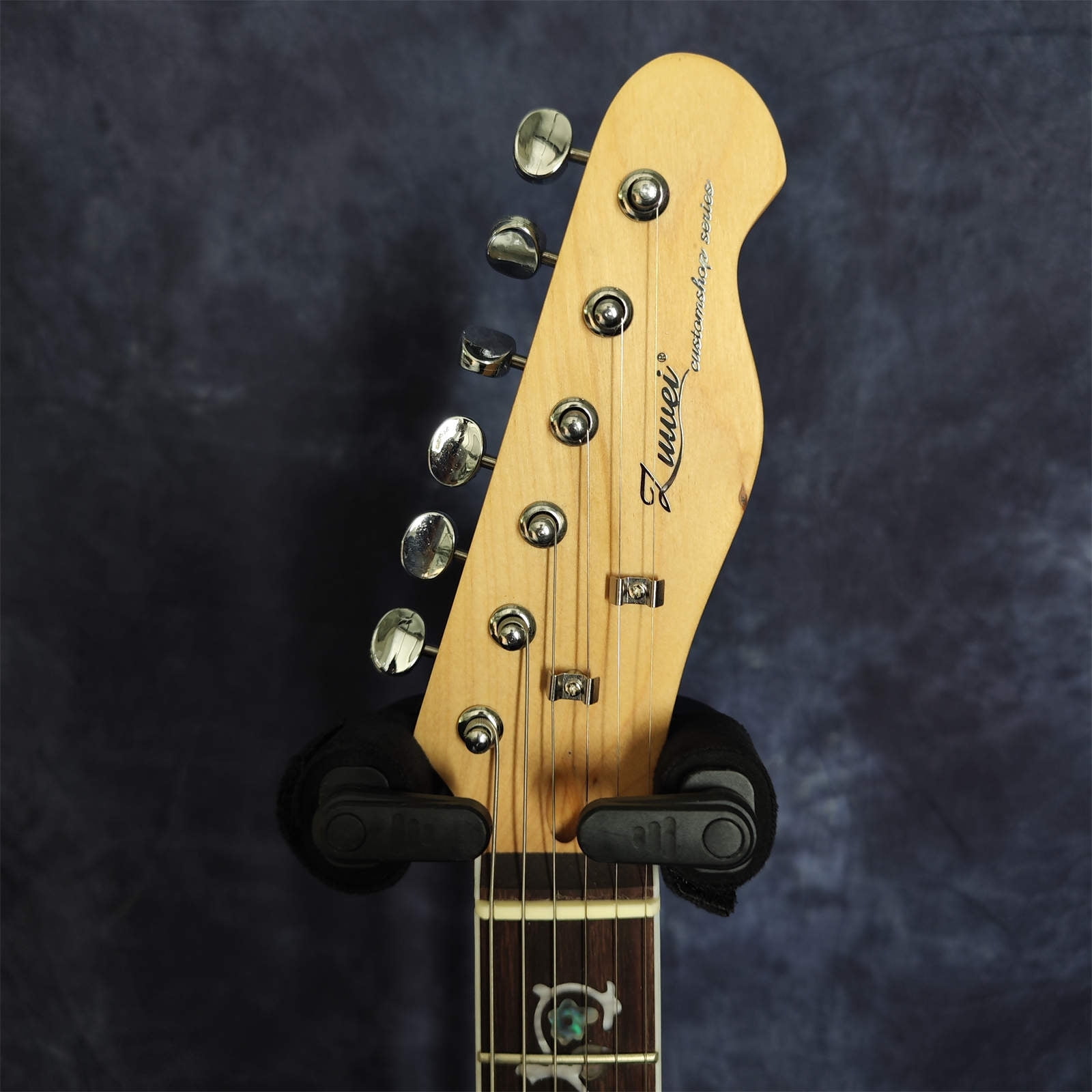 Zuwei Yellow Semi-Hollow Body ZW-TL Electric Guitar Custom Shop 22
