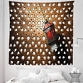 thumbnail image 1 of Lantern Tapestry, Egyptian Fanoos in a 3D Style Realistic Illustration Moroccan Backdrop Design, Fabric Wall Hanging Decor for Bedroom Living Room Dorm, 5 Sizes, Umber Red Grey, by Ambesonne, 1 of 1