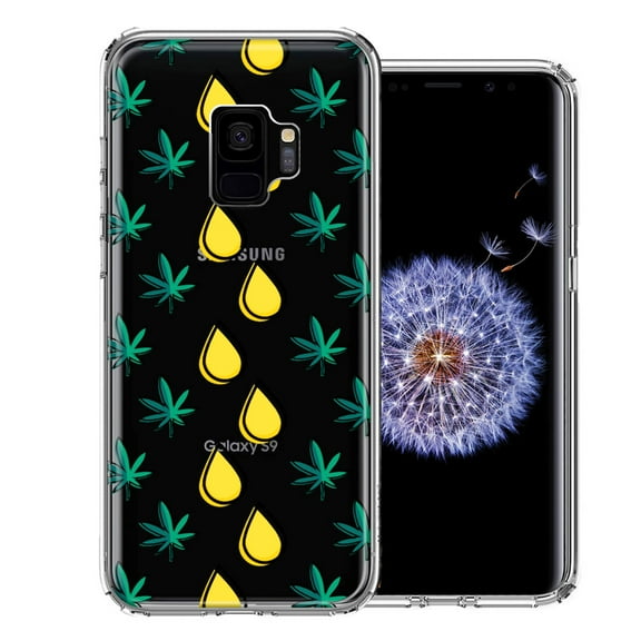MUNDAZE for Samsung Galaxy S9 Medicinal Drip Design Double Layer Phone Case Cover