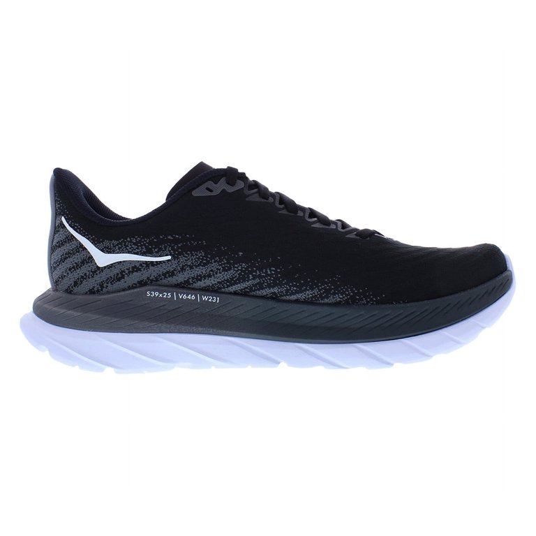 Hoka One One Men's Mach 5 Running Shoes - Black/Castlerock - Size 12