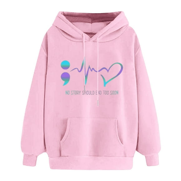 Women's Oversized Pullover With Hood Loose Long Sleeved Sweatshirt With Pockets Cat Print Hoodie Sweatshirt Women Sweater Zipper Pockets Sweater Women Zipper Sweater Women Vintage Hoodies Hoodie Dress