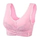 thumbnail image 1 of Sujetador deportivo push up de mujer con parte delantera ajustable y escote en V, 1 of 6