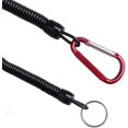 thumbnail image 4 of llavero espiral extensible 8pcs con el mosquetón del metal del color de D, llavero retractable de seguridad de la primavera Hy, 4 of 5