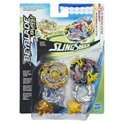 Beyblade Burst Turbo Slingshock Pack Galaxy Zeutron Z4, Gold-X Betromoth B4