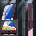 thumbnail image 5 of Designed for Samsung Galaxy A14 5G Case 2 in 1 Gift Militay Grade Drop Protective Rugged Heavy Duty Cover Shockproof Case for Galaxy A14 5G Phone Case for Women Men boy Girl (Pink+Rose Red), 5 of 8