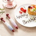 thumbnail image 3 of EGNMCR 2pc Fudge Cake Pen Icing Writing Baking Decoration DIY Tool baking tool, 3 of 3