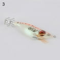 thumbnail image 2 of OPOLSKI 5Pcs Saltwater 3D Shrimp Fishing Lure Luminous Prawn Flick Bait Squid Jig Hook Tackle, 2 of 8