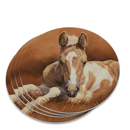 

Foal Baby Horse New Paint Novelty Coaster Set