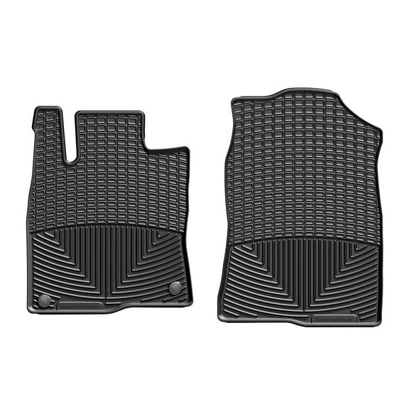 WeatherTech All-Weather Floor Mats compatible with Honda Civic, Civic Si, Civic Type R - 1st Row (Driver & Passenger), Black
