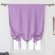 thumbnail image 2 of Zhuge Cortina opaca con lazo, aislante térmico, ajustable, para ventanas pequeñas, con bolsillo para barra (46" x 63", morado), 2 of 5