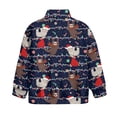 thumbnail image 5 of Uorisanigo Girls Half Zipper Sweatshirts Loose Cute Christmas Sloth Quarter Zip Pullover Sweatshirts with Long Sleeve Size 5-14 Lightweight Quarter Zipper Pullover Jackets for Teen Girl, 5 of 7