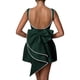 thumbnail image 1 of Vestido de cóctel Aosadin Formal para mujer satinado Peacock 22W, 1 of 6