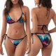 thumbnail image 3 of Balery Colorful Surreal Landscape Pijama Estampado Bikini de Dos Piezas para Mujer - Conjunto de Bikini Ajustable Sexy y Cómodo para Playa, 3 of 6