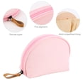 thumbnail image 2 of Bolsa de Cosméticos Semicircular Nylon Multifuncional para Viaje Femenino (Rosa) Ygjytge Cuidado Belleza, 2 of 3
