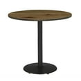 thumbnail image 2 of Pemberly Row 36" Round Breakroom Table Natural Round Black Base Bistro Height, 2 of 4