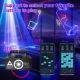 thumbnail image 4 of Animación 3D RGB con luz láser SALA de 20 W con control de aplicaciones DMX512, 4 of 7