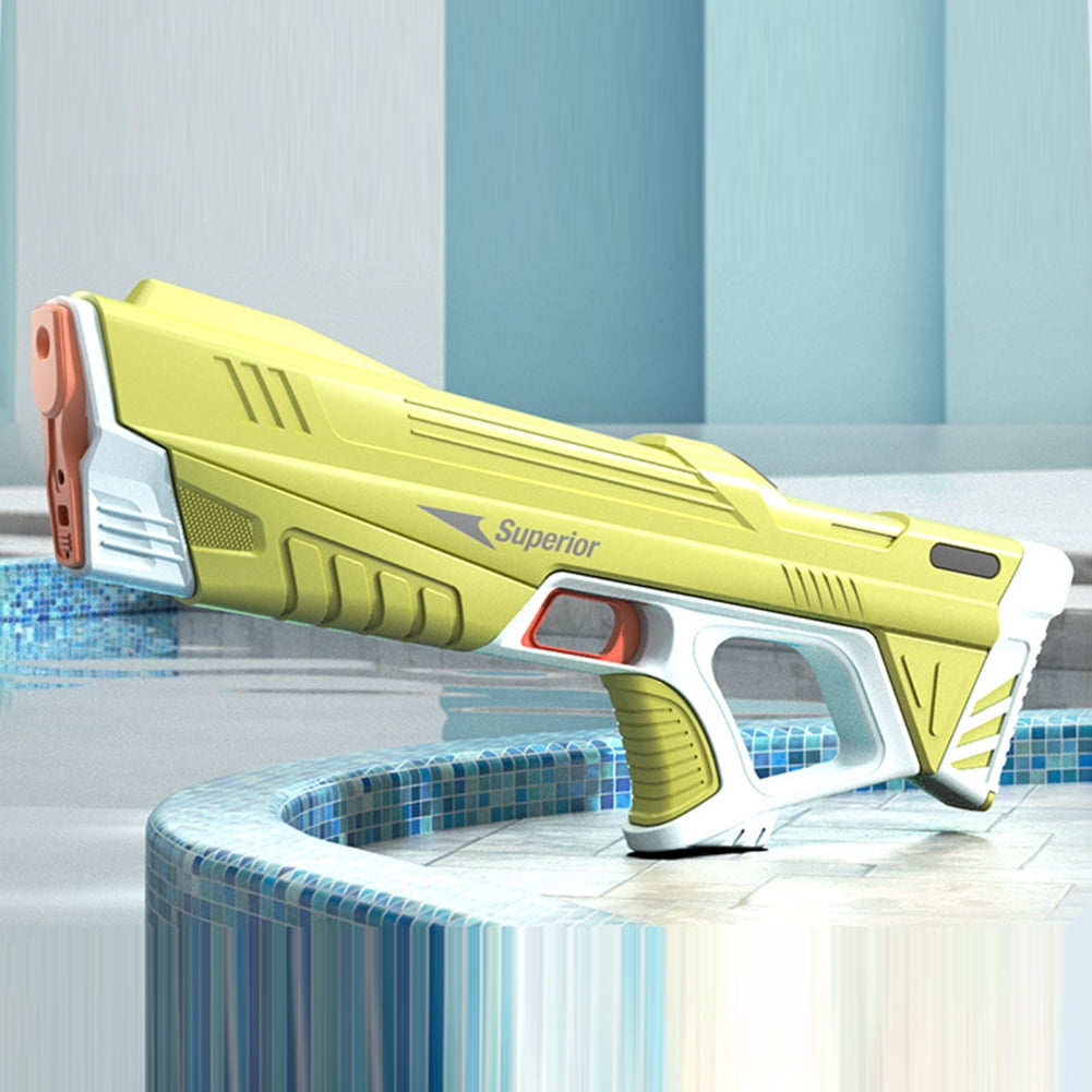 Mineup Pistola de Agua Electronica, Pistolas Agua Automáticas, Pistola de Agua Potente para ​Niños Niñas, Largo Alcance de Pistola de Agua, Pistola de Agua Eléctrica para Piscinas Familiares Playa