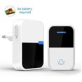 thumbnail image 2 of Wireless Doorbell Self Powered Battery Free Doorbell Waterproof 38 Ringtone (1 Button 2 Receiver), 2 of 4