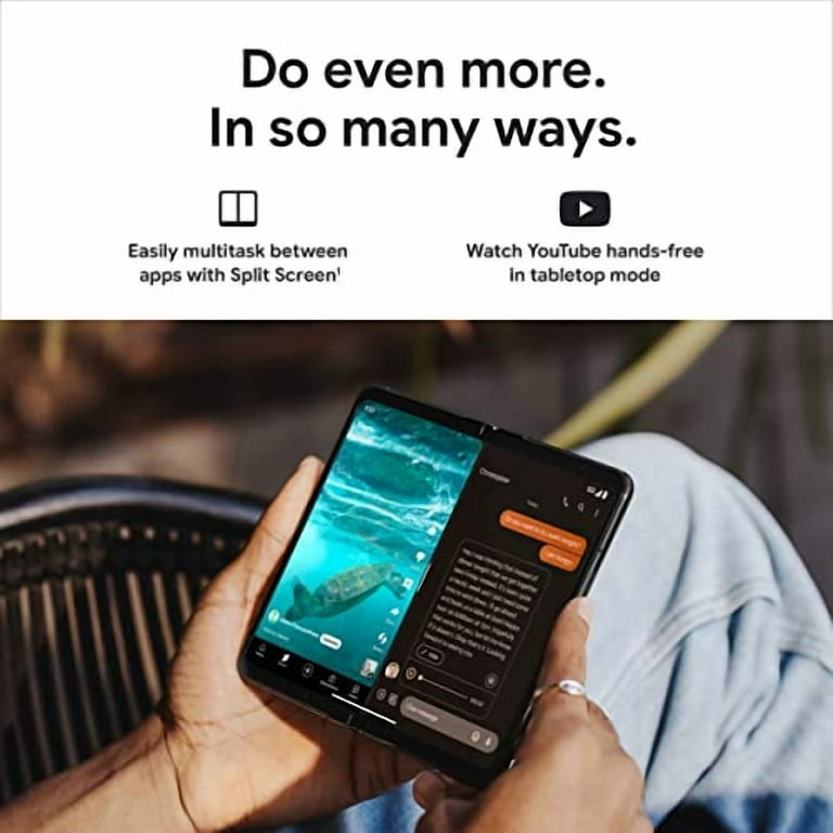 Google Pixel Fold, Unlocked 5G Smartphone with Foldable 7.6-inch