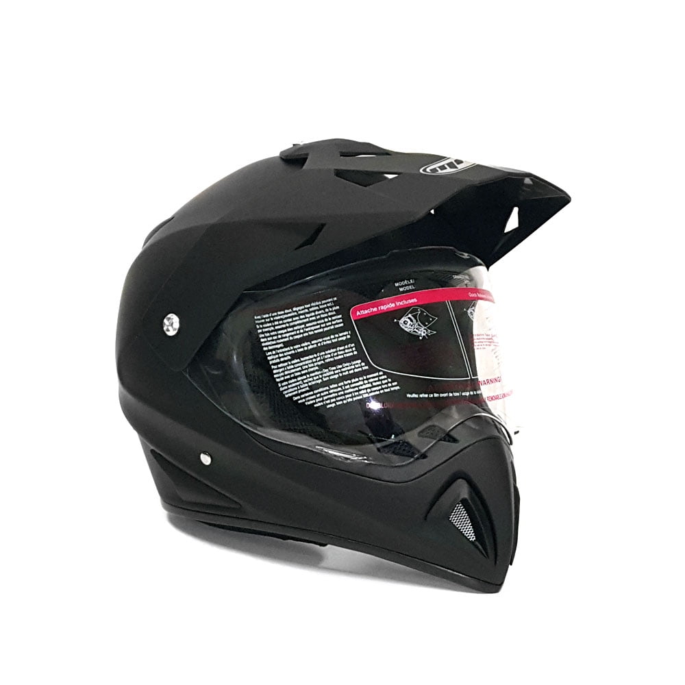 dirt bike helmet with visor
