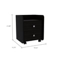 thumbnail image 5 of Boahaus Valencia Nightstand, Black, 5 of 5