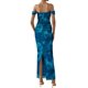 thumbnail image 2 of Vestido PRETTYGARDEN Floral de Verano 2025 con Hombros Descubiertos XL, 2 of 5