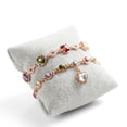thumbnail image 2 of Pillow Cushion Multicolored Cotton Silk Wrist Watch Showcase Exquisite Stable Structure Bracelet Display Pillows Bangle Cushions grey, 2 of 4