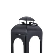 Better Homes & Gardens Black Metal Lantern Candle Holder, 18", Medium