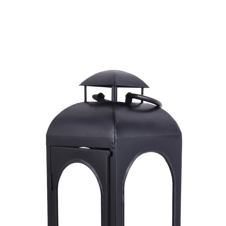 Better Homes & Gardens Black Metal Lantern Candle Holder, 18" photo 2