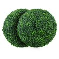 thumbnail image 1 of Bola topiaria artificial Sunnyglade, 18 cm, madera de boj sintética, 2 unidades, 1 of 7