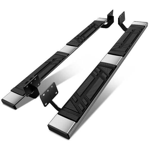 DNA Motoring 6.5" Side Step Nerf Bars Running Boards for 2019-2021 Ram 1500 Regular Cab
