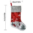 thumbnail image 3 of Adornos navideños Muñeca sin rostro Calcetines Bolsa de regalo Árbol de Navidad Anciano Colgante Bolsa de regalo Wmkox8yii  fhajkh3798, 3 of 3