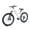 White, variant on Juuar 24" Mountain Bikes for Men Women Ages 13+, 7 Speed Dual Brake MTB Bike Bicycle with Front Suspension, Sturdy Steel Frame City Bike, Fits Riders 51"-59", Pink