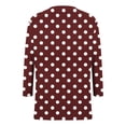 thumbnail image 6 of Plebaso Women's Tops 3/4 Length Sleeve V Neck Tunic Tops for Women Lightweight Casual Loose T-Shirts, 6 of 7