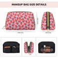 thumbnail image 5 of Easygdp Strawberry Leather Makeup Bag Zipper Pouch Travel Cosmetic Organizer for Women and Girls, Make up Bag with Zipper, 5 of 8