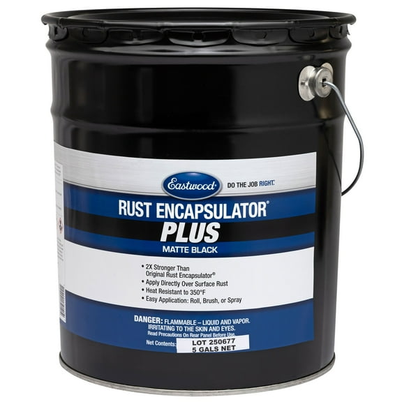 Eastwood Rust Encapsulator Plus 5 Gallon Matte Black Paint