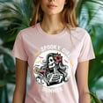 thumbnail image 5 of Spooky Girl Summer Skeleton Halloween T-Shirt, CarolinaBlue, Size 3XL, 5 of 6