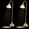thumbnail image 1 of Miangastore 2 Pcs Mini Lampe de Maison de Poupée Mini Lampe de Table Éclairage Décoration Accessoires de Maison de Poupée, 1 of 8