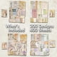 thumbnail image 4 of Scrapbook Paper, 400 Sheets of Journaling Supplies for Vintage Crafts Planner Junk Journal Supplies, 4 of 5